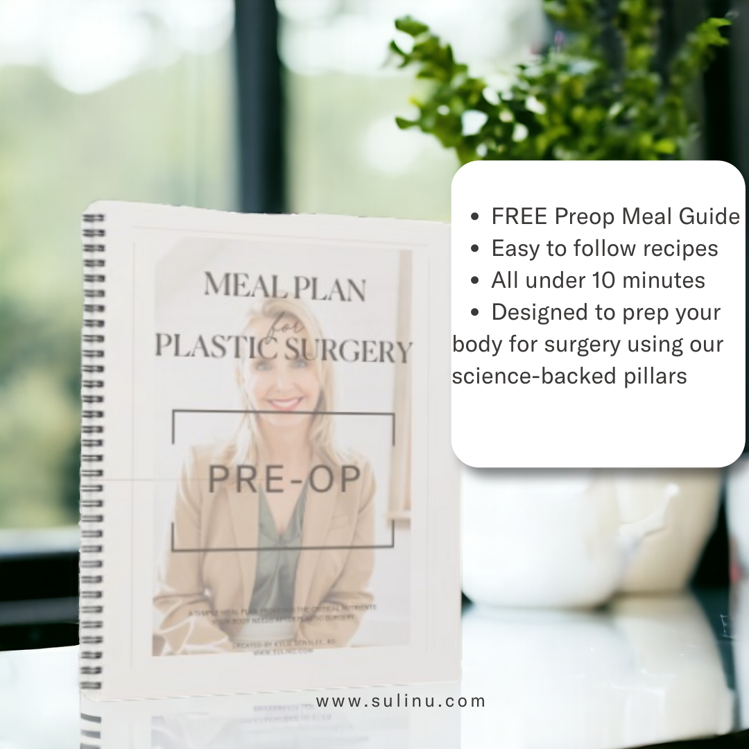 Surgery Recovery Kit - For All Surgeries.                            Meal Plan + 2 bags NutriSurgical  Powder